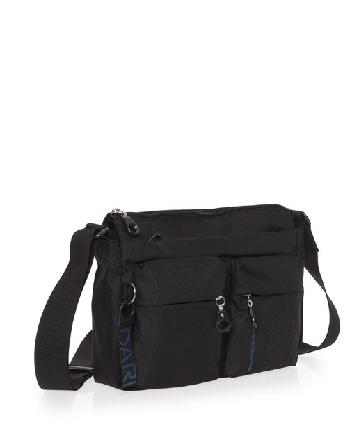 Bandolera Mandarina Duck en negro de mujer con asa larga regulable
