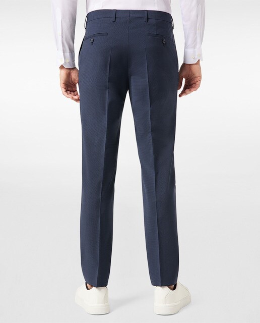 Pantalón de traje de hombre Pierre Cardin regular azul
