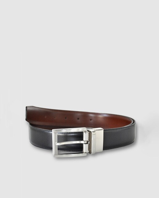Cinturón de hombre Miguel Bellido con hebilla reversible. Hecho en España.
