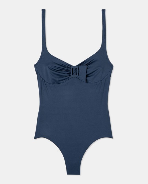 Bañador camiseta de mujer materiales reciclados