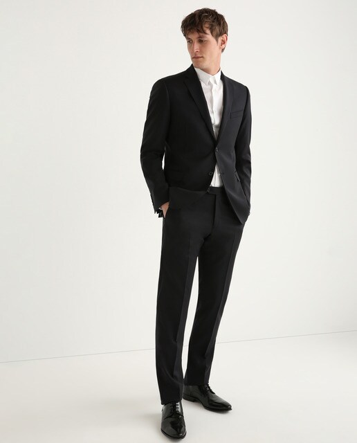 Camisa de hombre Emporio Armani slim lisa blanca
