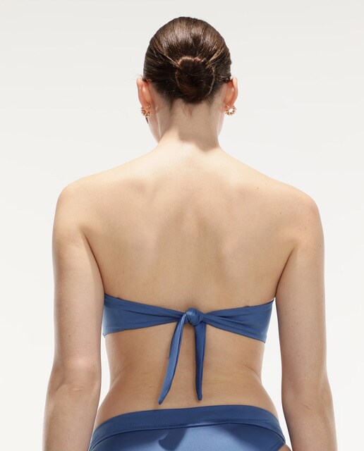 Top bandeau liso materiales reciclados