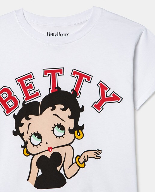 Camiseta de mujer de Betty Boop manga corta