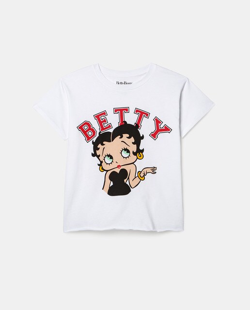 Camiseta de mujer de Betty Boop manga corta