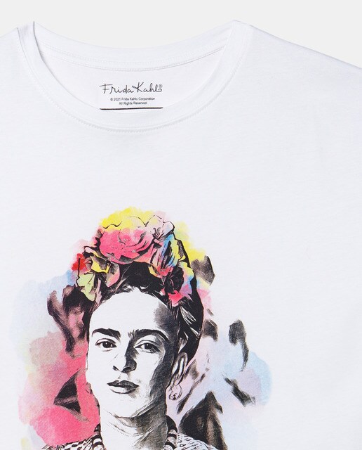 Camiseta de mujer Frida Khal de manga corta