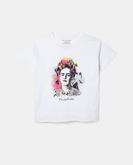 Camiseta de mujer Frida Khal de manga corta