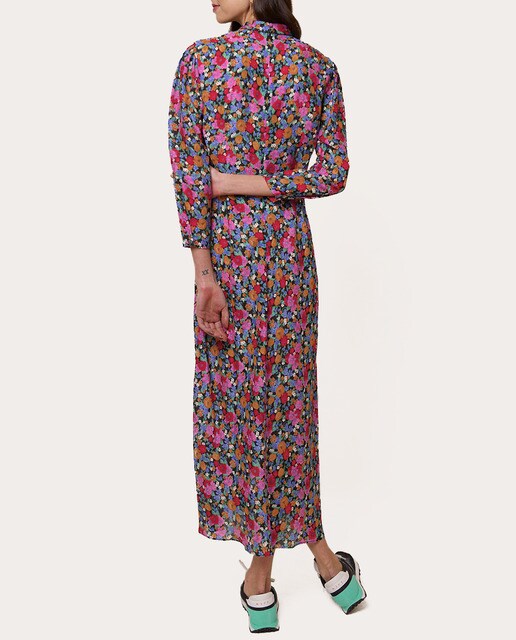 Vestido midi estampado