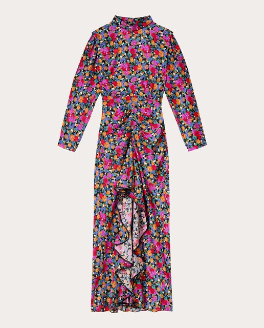 Vestido midi estampado