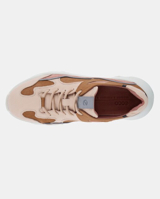 Zapatillas deportivas de mujer de piel en color rosa