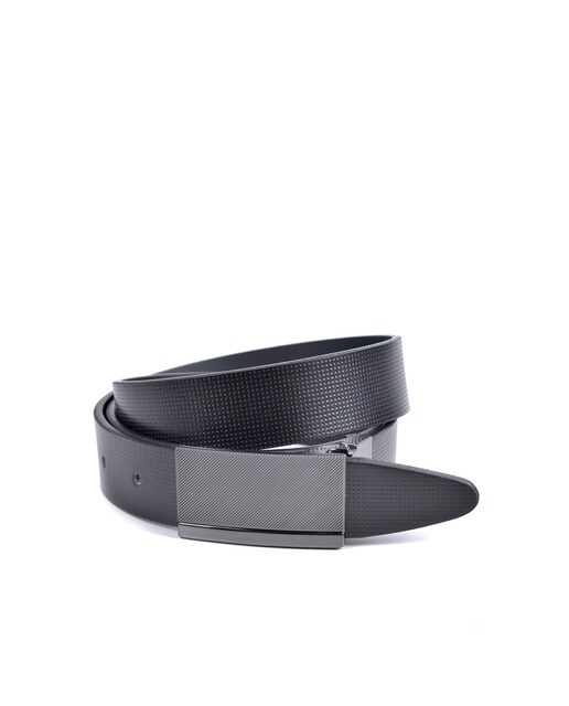Cinturón de hombre Pierre Cardin clásico negro