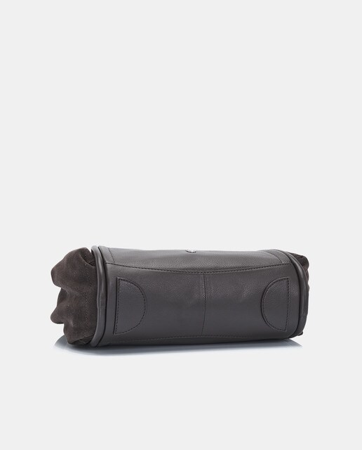 Bolso shopper pequeño Abbacino de piel en marrón
