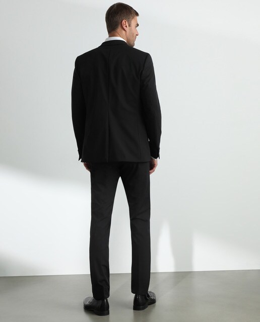 Traje de ceremonia de hombre regular negro