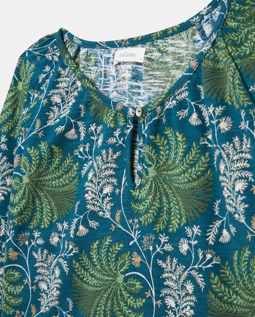 Pijama completo de mujer con estampado paisley