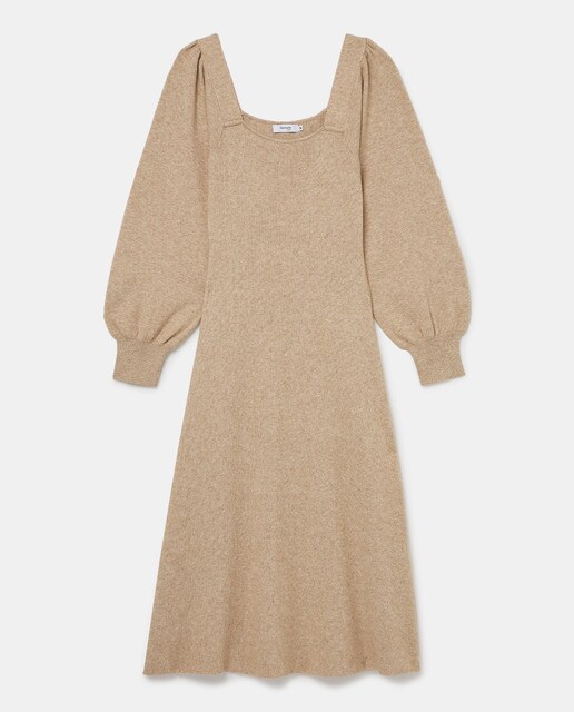 Vestido midi canalé