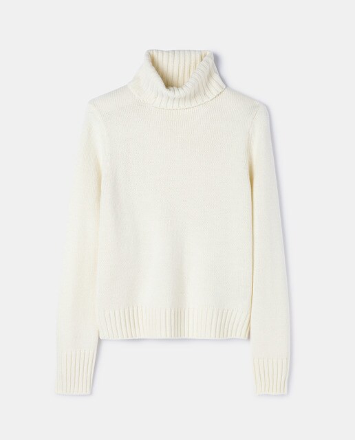 Jersey de mujer cuello cisne básico