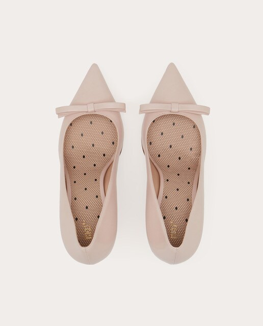 Zapatos de piel con lazo