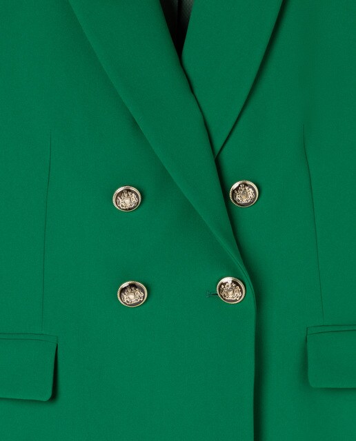 Blazer traje doble botonadura
