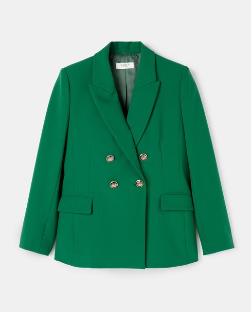 Blazer traje doble botonadura