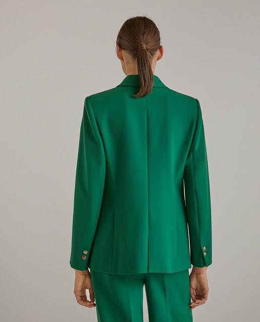 Blazer traje doble botonadura