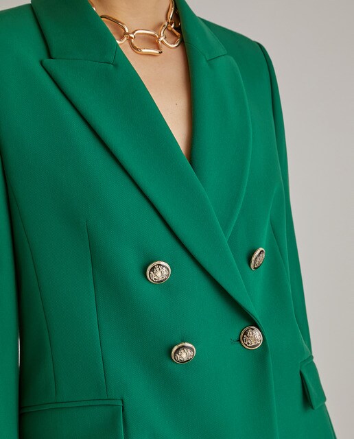 Blazer traje doble botonadura