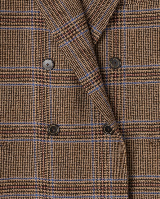 Blazer cuadros doble botonadura Boho Collection