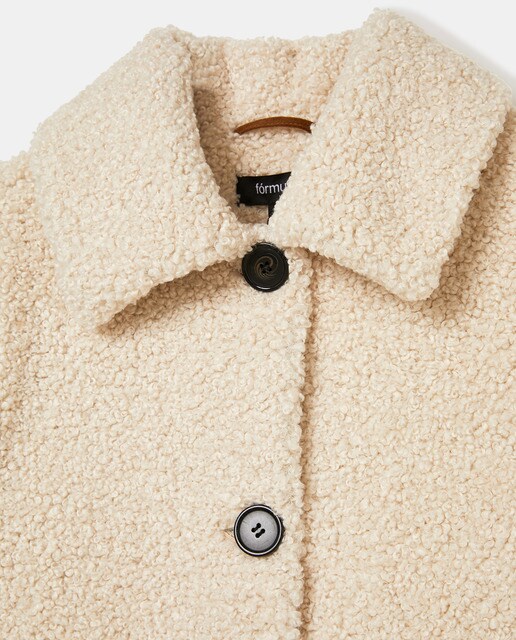 Chaqueta borreguito botones