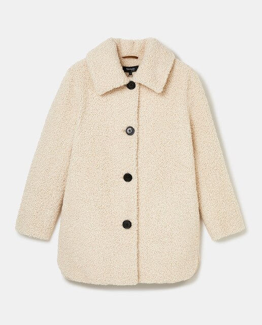 Chaqueta borreguito botones