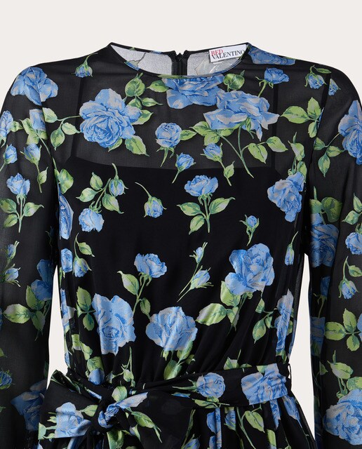 Vestido midi estampado