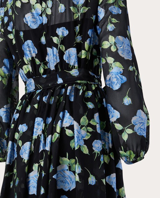 Vestido midi estampado