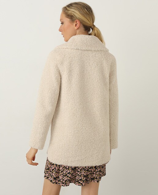 Chaqueta borreguito botones