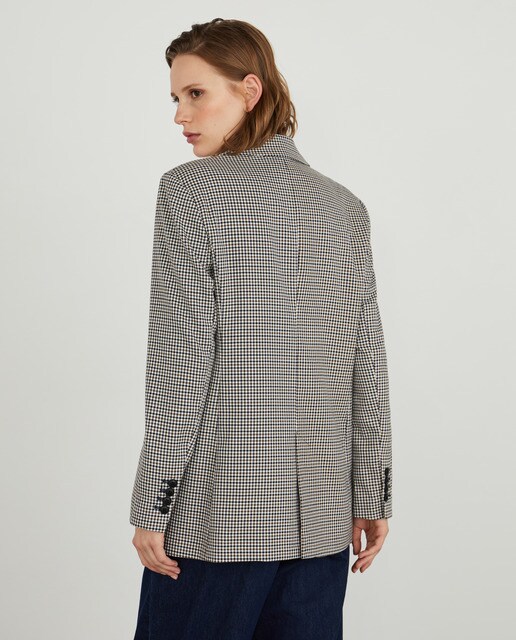 Blazer básico cuadros