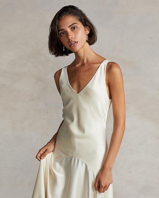 Vestido largo de tirantes
