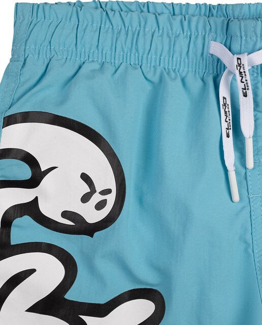 Bañador de niño con bolsillo trasero claro