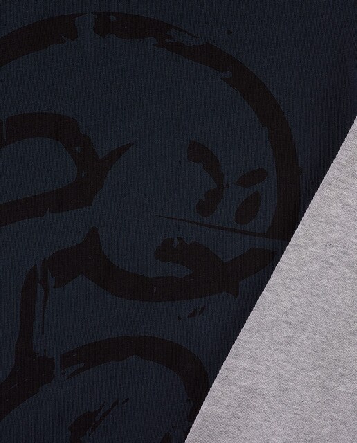 Camiseta de niño en manga larga con capucha y doble manga