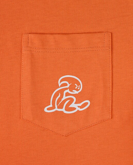 Camiseta de niño con cuello redondo cielo