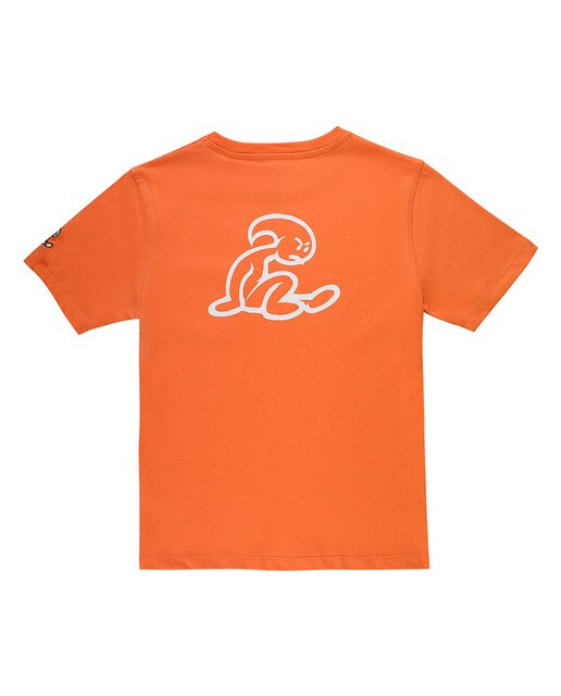 Camiseta de niño con cuello redondo cielo