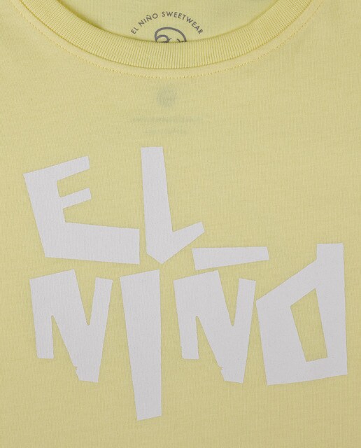 Camiseta de niño con cuello redondo