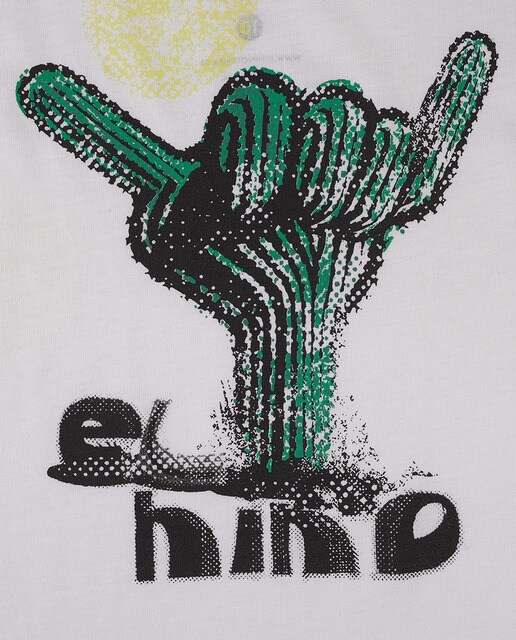 Camiseta de niño con cuello redondo