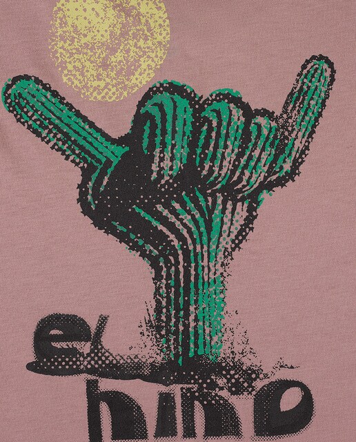 Camiseta de niño con cuello redondo