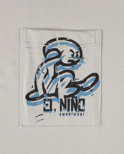 Camiseta de niño con cuello redondo
