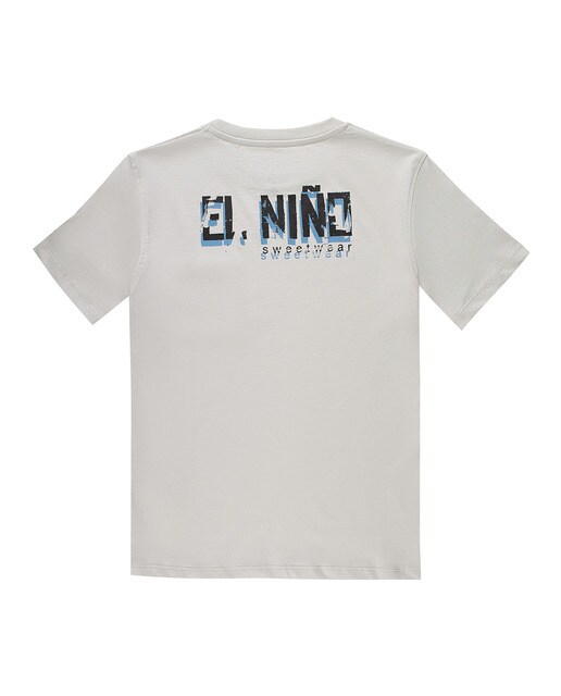 Camiseta de niño con cuello redondo