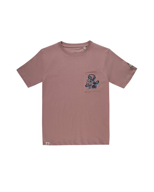 Camiseta de niño con cuello redondo