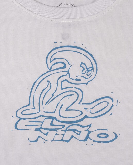 Camiseta de niño con cuello redondo