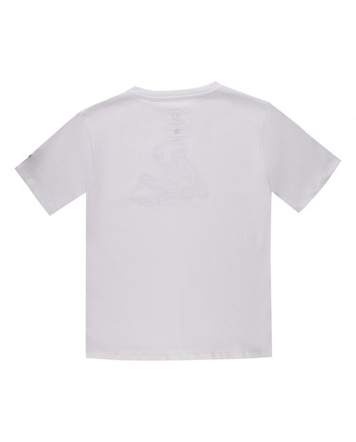 Camiseta de niño con cuello redondo