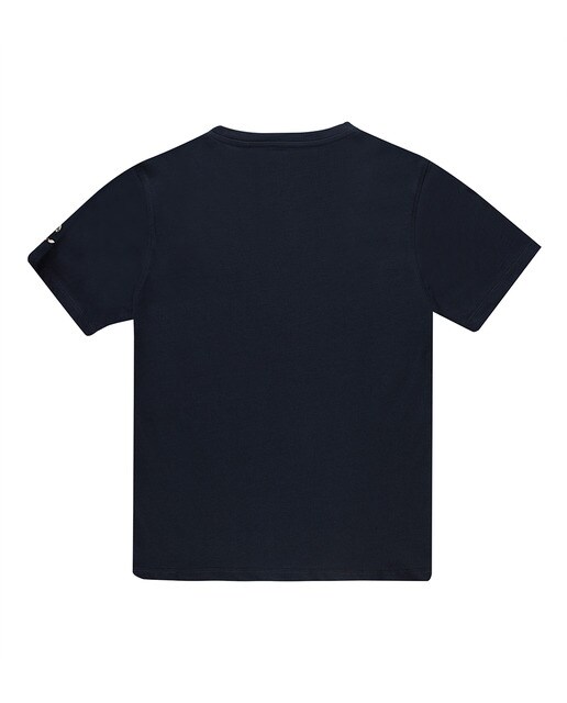 Camiseta de niño con cuello redondo en color
