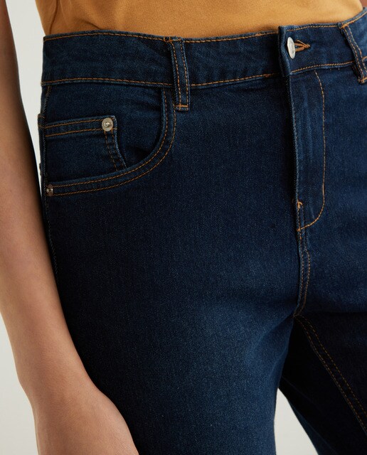 Denim de mujer skinny liso