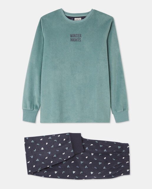Pijama de hombre micropolar