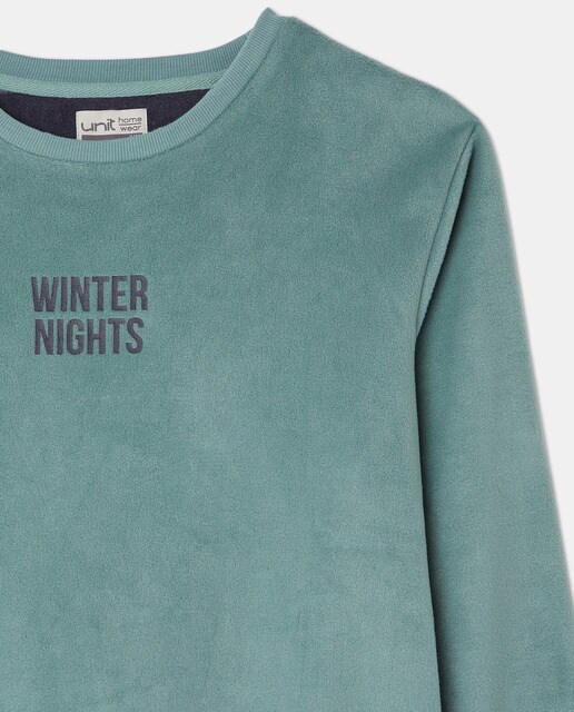 Pijama de hombre micropolar