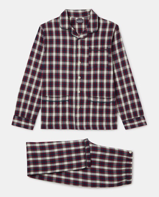 Pijama de hombre de franela