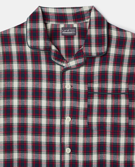 Pijama de hombre de franela